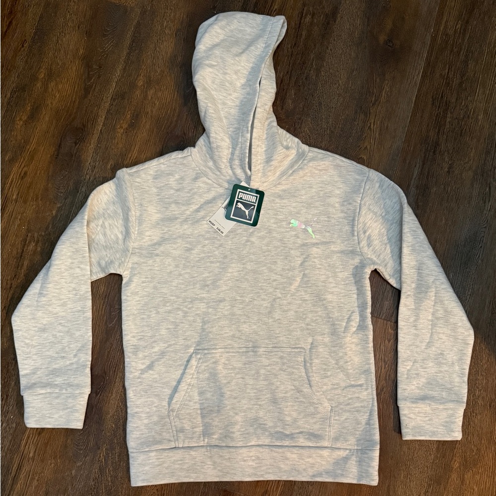 Puma Light Gray Hoodie